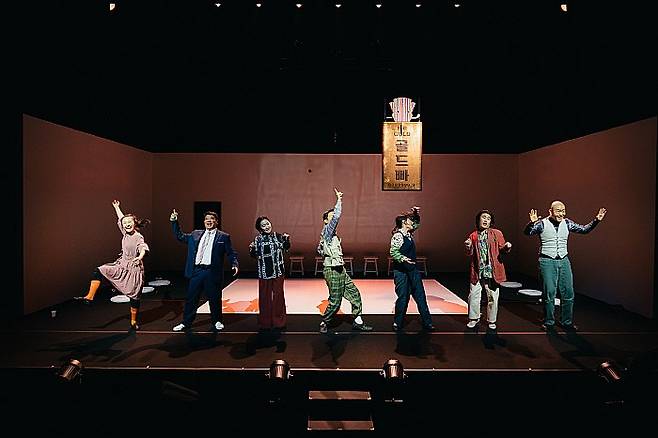 극단 코너스톤의 연극 '맹' 공연사진.광주문화재단 제공