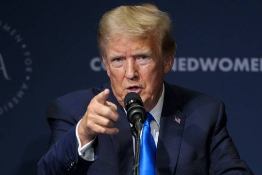 도널드 트럼프 미국 대통령. AP 연합뉴스