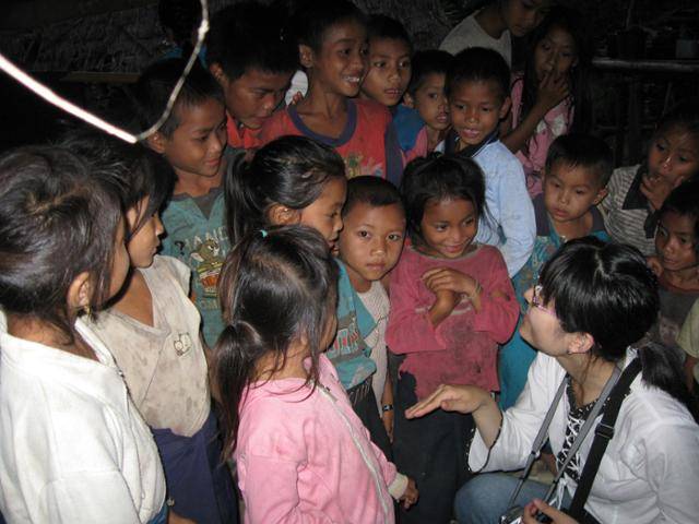 임정은 연구원이 2010년 라오스를 방문해 인간과 호랑이의 갈등 해결을 위한 워크숍에 강사로 참여했을 당시 촬영한 사진. 임정은 제공