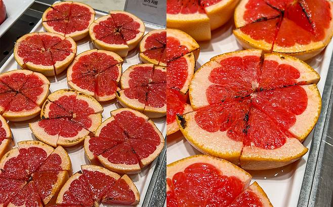 애슐리퀸즈가 재출시한 ‘슈가 자몽’. [사진 = 이랜드이츠 제공]