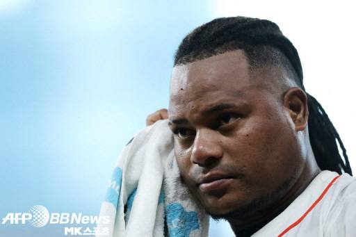 휴스턴 좌완 프램버 발데스의 행동이 문제가 되고 있다. 사진=ⓒAFPBBNews = News1