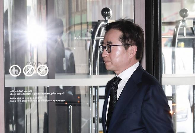 [서울=뉴시스] 정병혁 기자 = 장덕현 삼성전기 대표이사  사장이 30일 서울 중구 신라호텔에서 열린 2025년 삼성호암상 시상식에 참석하고 있다. 2025.05.30. jhope@newsis.com /사진=정병혁