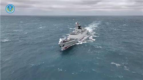 중국군의 대만 포위훈련 [중국인민해방군 동부전구 소셜미디어 캡처. 재판매 및 DB 금지]