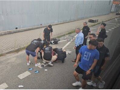 체코 현지서 구조활동 벌이는 모범 소방대원들.소방청 제공