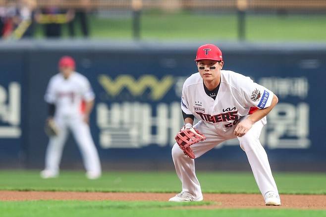 ▲ 오선우를 비롯해 올해 주전급 선수들로 도약한 선수들의 가을 숙제는 수비가 될 가능성이 크다 ⓒKIA타이거즈