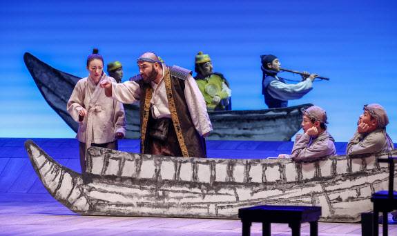 연극 ‘퉁소소리’의 한 장면(사진=뉴스1).