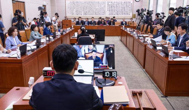 국회 법제사법위원회 법안심사1소위원회가 5일 국회에서 검찰개혁 입법청문회를 열고 있다. 연합뉴스