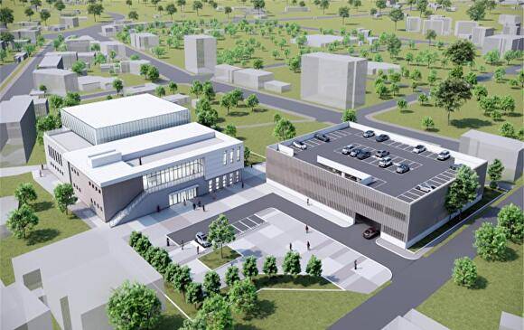 충북교육청 학교복합시설 확대 시행 사업 음성무극중 복합시설조감도 [사진=충북도교육청]