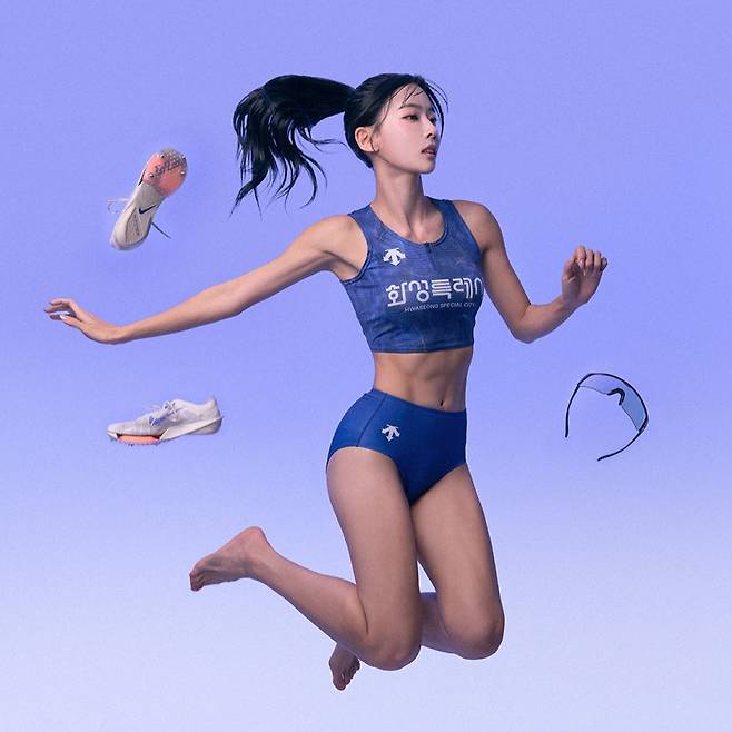 육상선수 김민지. 김민지 인스타그램