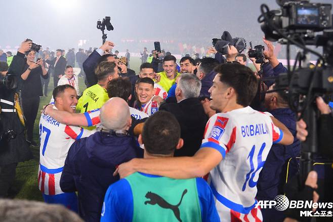 파라과이가 월드컵 본선 무대로 돌아온다. 2010 남아프리카공화국 월드컵 이후 무려 16년 만이다. 사진=AFPBBNews=News1