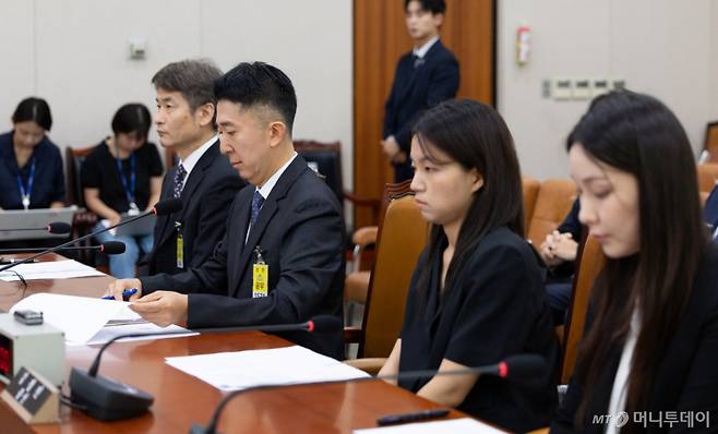 이승배 기자 = 5일 서울 여의도 국회에서 열린 제429회 국회(정기회) 법제사법위원회 검찰 개혁 입법청문회에서 이희동 부산고검 검사를 비롯한 증인들이 착석해 있다./사진=머니투데이 DB