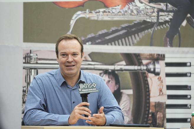 2022년 부임, 3년 임기를 마친 다비트 라일란트 국립심포니오케스트라 예술감독  [국립심포니오케스트라 제공]