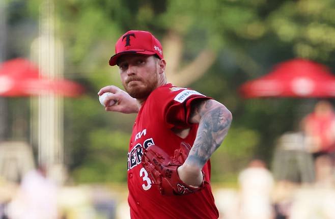 KIA 우완 애덤 올러. 연합뉴스