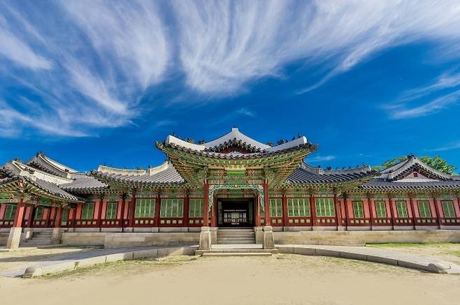 이번에 내부가 공개되는 창덕궁 희정당 전경  국가유산청 궁능유적본부 제공