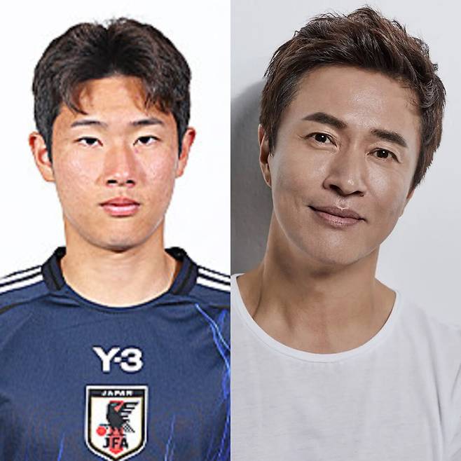 ▲ 김정민 아들 다니 다이치(김도윤)과 김정민 ⓒ 일본축구협회, 김정민 인스타그램