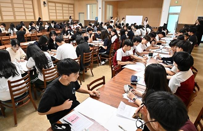 '제46회 전국효석백일장·제6회 전국효석사생대회' [평창군 제공. 재판매 및 DB 금지]