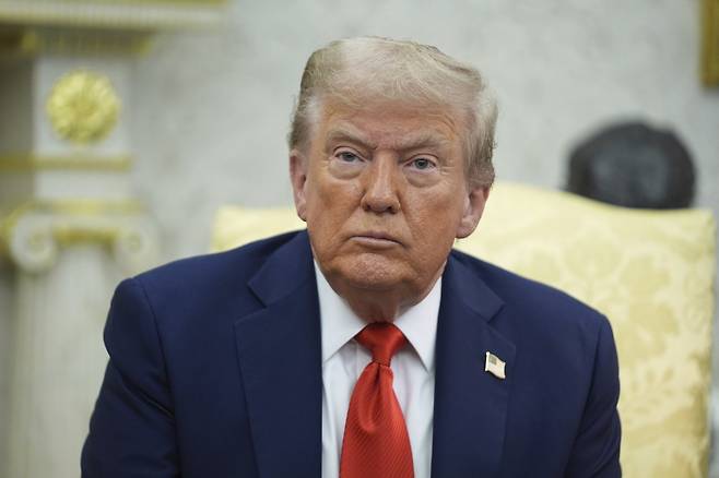 도널드 트럼프 미국 대통령. AP 뉴시스