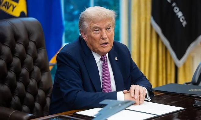 도널드 트럼프 미국 대통령. 연합뉴스