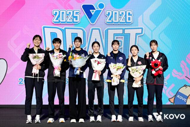 1라운드 지명 선수들./KOVO