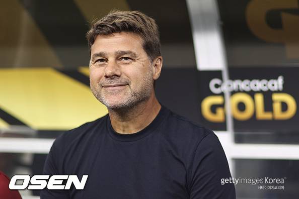 ARLINGTON, TEXAS - JUNE 22: Head coach of United States Mauricio Pochettino attends the Group Stage - Group D match between United States and Haiti as part of the 2025 CONCACAF Gold Cup at AT&T Stadium on June 22, 2025 in Arlington, Texas. (Photo by Omar Vega/Getty Images)