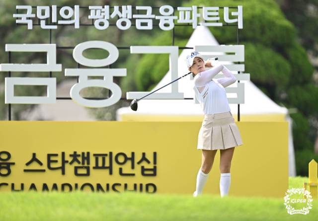 티샷을 하고 있는 박결. 사진 제공=KLPGA