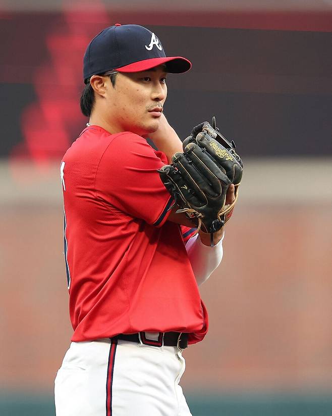 ▲ 애틀랜타 브레이브스 유니폼을 입은 김하성은 맹활약을 이어가고 있다. ⓒ연합뉴스/Getty Images/AFP