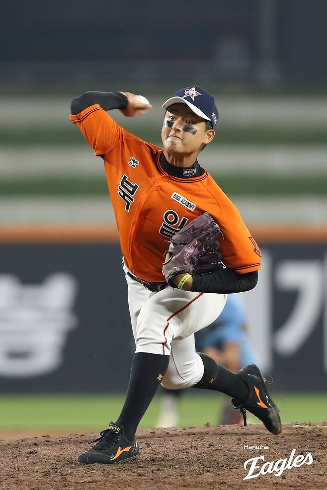 2026 KBO 신인드래프트 전체 1순위 지명이 유력한 천안북일고 투수 박준현. 사진 한화 이글스