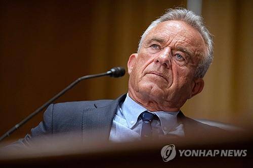 로버트 케네디 미 보건복지부 장관 [AP 연합뉴스 자료사진. 재판매 및 DB 금지]