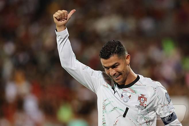 포르투갈 축구대표팀 공격수 크리스티아누 호날두. ⓒ 로이터=뉴스1
