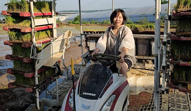 김 씨는 식당에서 쓰는 많은 식재료들을 북한과 가까운 민간인통제선(DMZ) 안에서 직접 재배해 사용하고 있다.