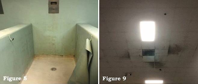 조지아주 포크스턴 이민자 수용소의 열악한 환경. 2025.09.07. 사진=더커렌트 캡처