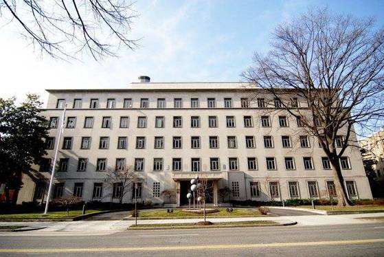The Korean Embassy in the United States in Washington [JOONGANG ILBO]