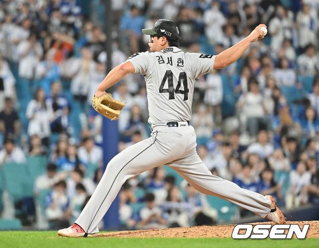 [OSEN=대구, 이석우 기자]  한화 이글스 김서현 004 2025.06.26 / foto0307@osen.co.kr