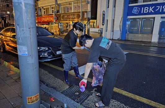 ▲호우 피해 복구작업ⓒ군산시