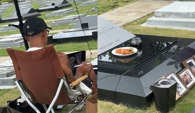 현지에서 구준엽의 목격담이 이어지고 있다. 온라인 SNS 캡처