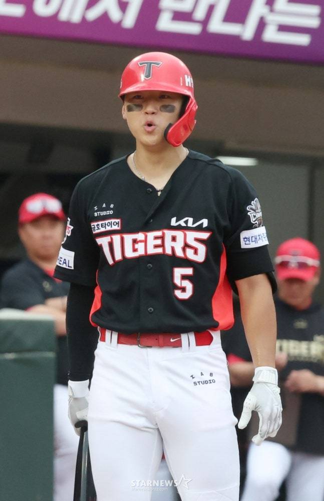 KIA 타이거즈 김도영. /사진=김진경 대기자