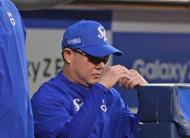 박진만 감독. /사진=삼성 라이온즈
