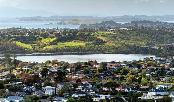 뉴질랜드 북섬&nbsp;북쪽 해안에 위치한 오클랜드. GETTYIMAGES&nbsp;