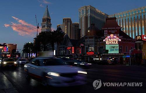 미국 라스베이거스 스트립의 거리 [AFP 연합뉴스 자료사진. 재판매 및 DB 금지]