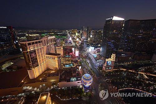 라스베이거스 스트립 야경 [AP 연합뉴스 자료사진. 재판매 및 DB 금지]