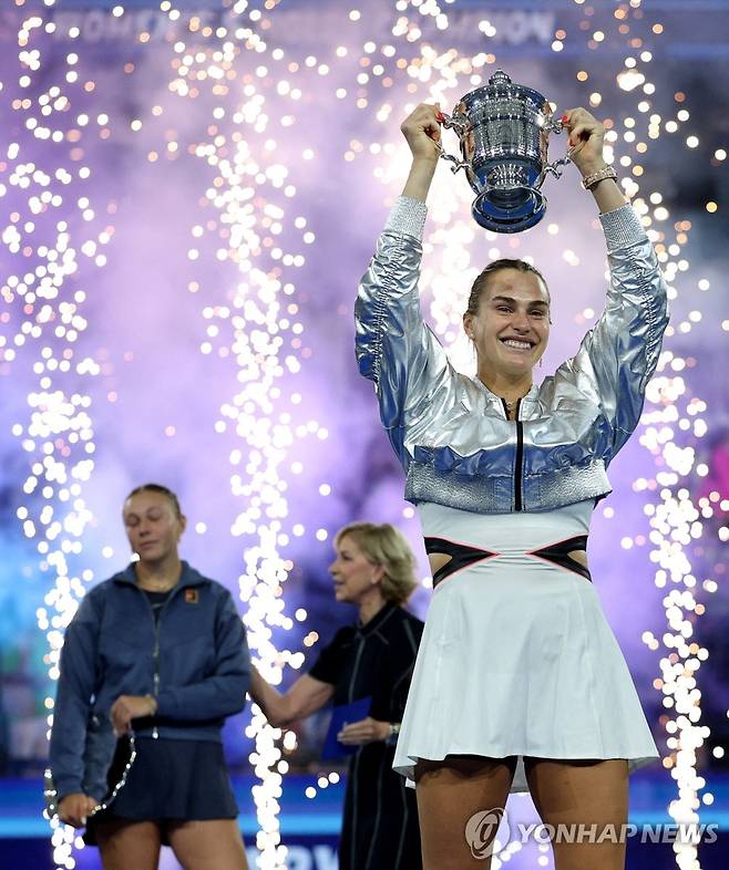 우승 사발렌카 [로이터=연합뉴스]