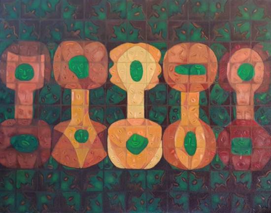 조경련 作 '인간형태'.