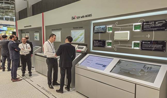 현대모비스 SDV(소프트웨어 기반 자동차) 시스템./사진=한국자동차기자협회 출장기자단