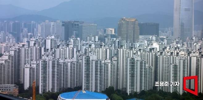 잠실 아파트 전경.