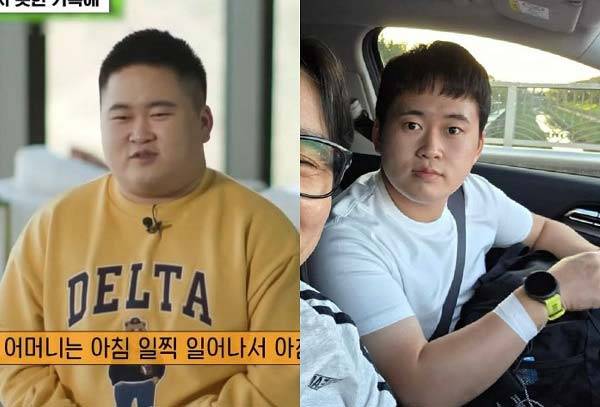 배우 정은표(58)의 아들 정지웅(21)은 50kg을 감량하면서 화제가 됐다./사진=tvN '유퀴즈온더블럭', 정은표 인스타그램 캡처