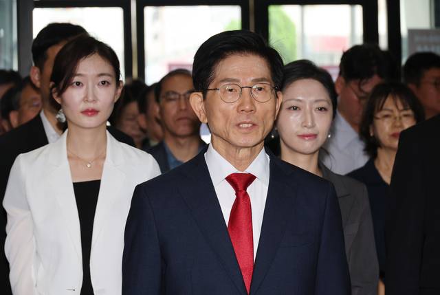 김문수 전 고용노동부 장관. 연합뉴스