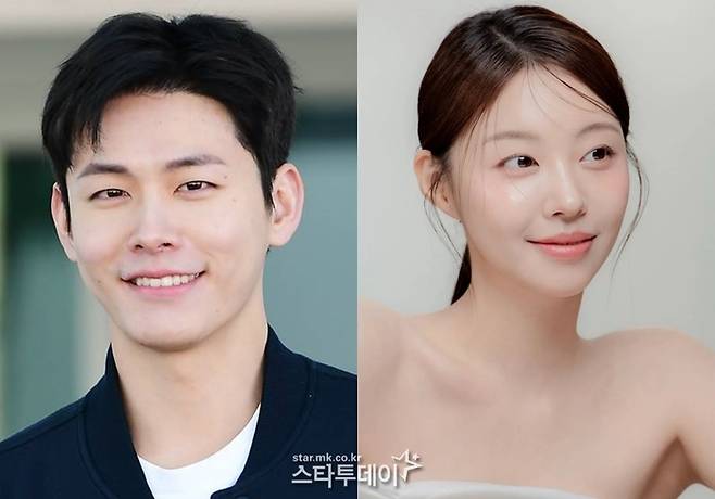 장태오, 정유진. 사진|스타투데이DB, 정유진 SNS