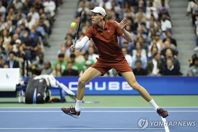 신네르의 경기 장면 [AP=연합뉴스]
