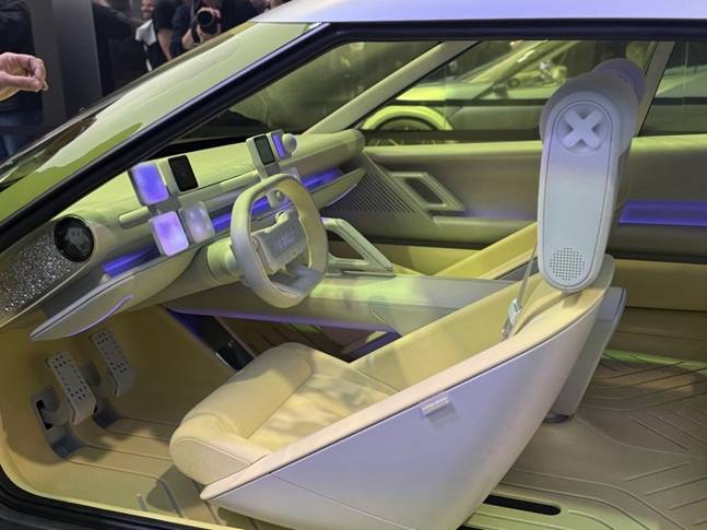 현대차 콘셉트 쓰리 차량 내부./사진=백유진 기자 byj@