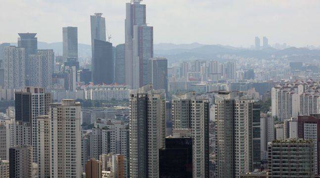 서울 중구 남산에서 바라본 도심 아파트 모습. ⓒ뉴시스